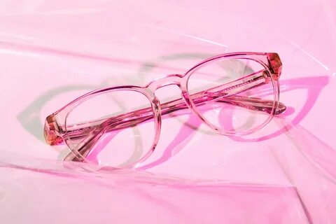 Pink whitehall glasses