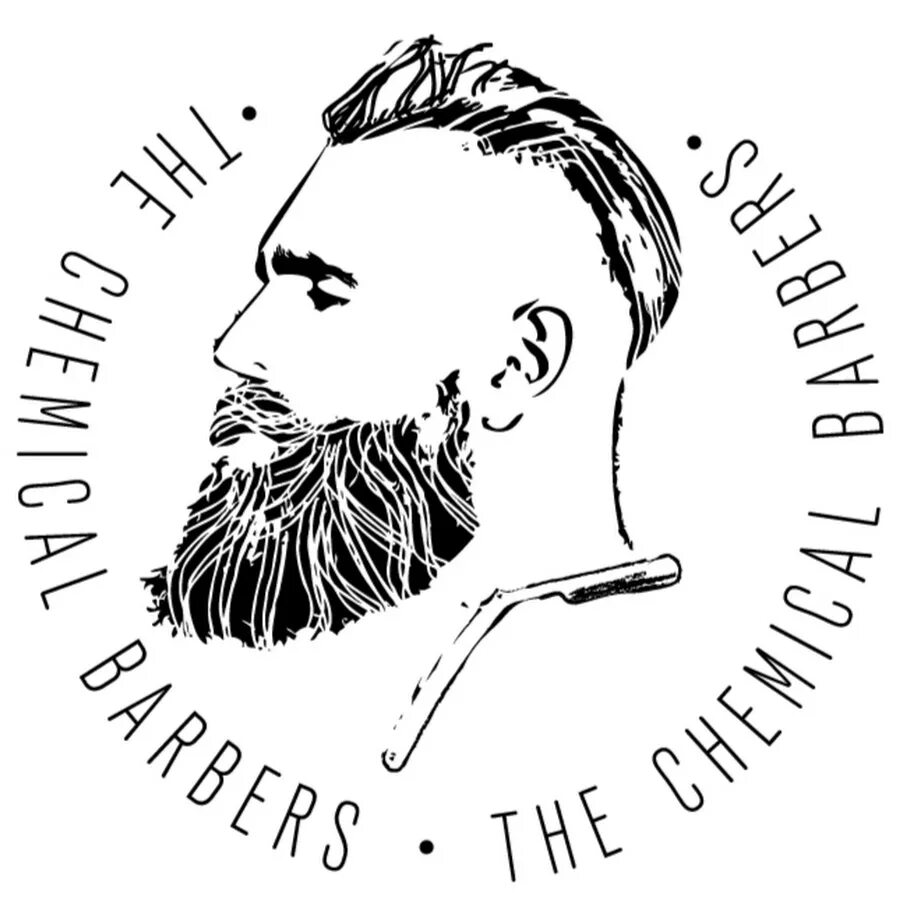 Чемикал барбер. Барбер эмблема. The Chemical Barbers logo. Барбершоп клипарт. The chemical barbers