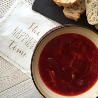Борщ на кости