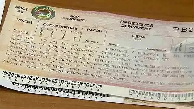 Билет на поезд. Фото билетов на поезд. Билеты на поезд Москва Анапа. Билет в Анапу фото.