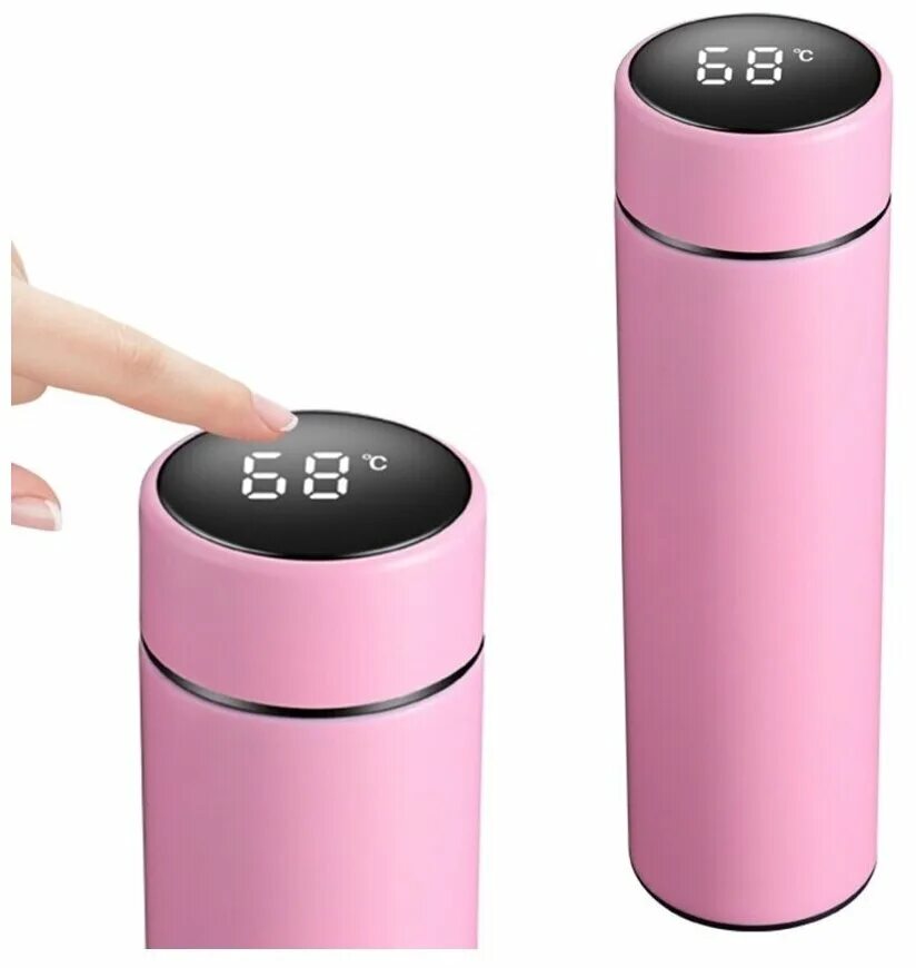 Термос розовый с дисплеем. Термос roadlike smart. Умный термос с датчиком температуры 500 мл. Смарт термос. Термос smart cup led 500 ml.