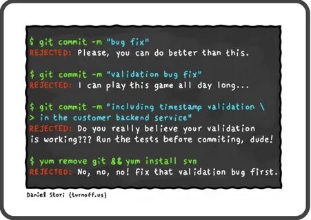 Как отменить коммит в git - losst