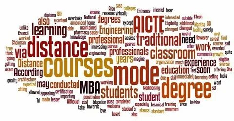 Distance learning education