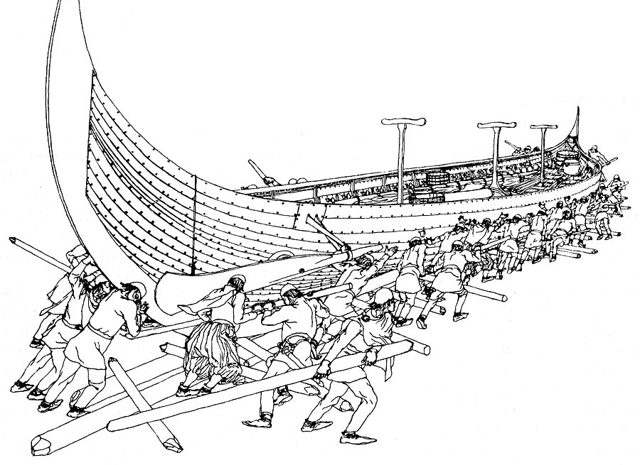 Волок кораблей. Корабли волоком. Корабль викингов. Волок кораблей по суше. Передвижения по суше