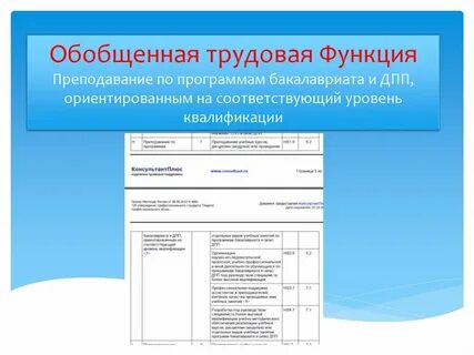 Трудовая функция педагога психолога