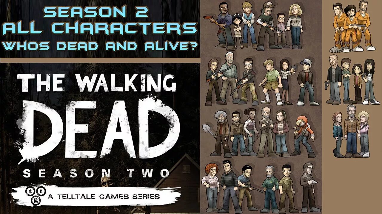 The Walking Dead game all characters.