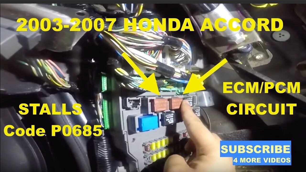 Неисправность pcm. Реле питания ecm/pcm. блок ecm/pcm хонда. p0685 honda реле питания ecm/pcm. p0685 honda.
