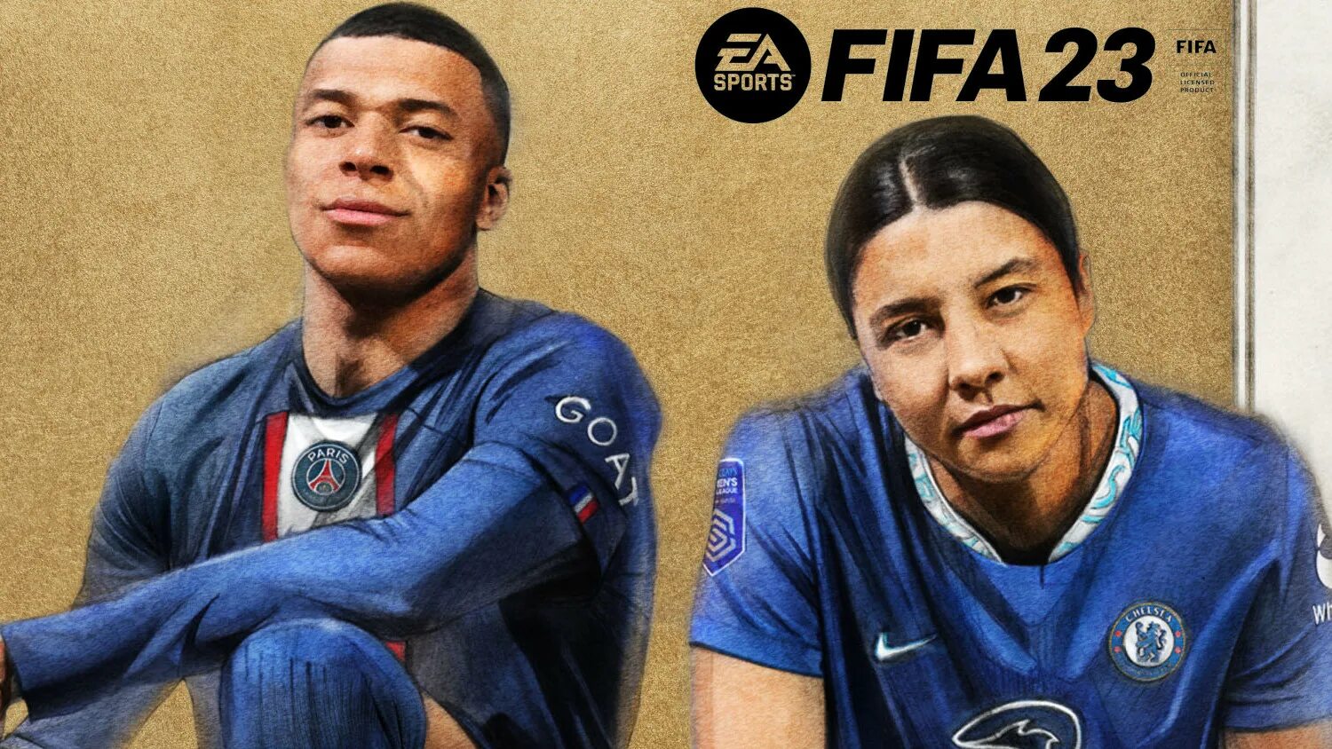 Ea fifa 23. Mbappe FIFA 23. Сэм Керр ФИФА 23. ФИФА 23 обложка. ФИФА 2023.