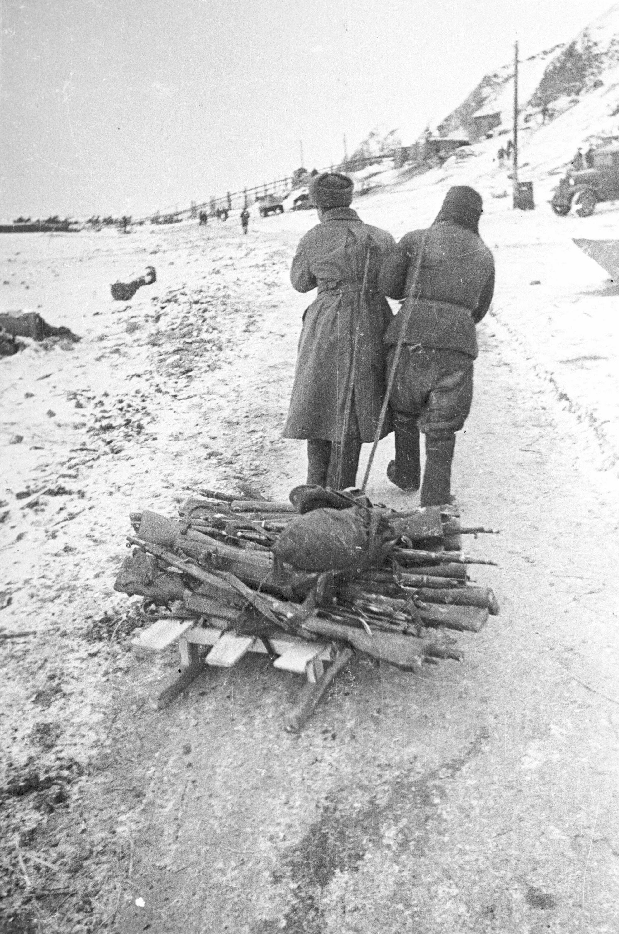 Советские бойцы в сталинграде