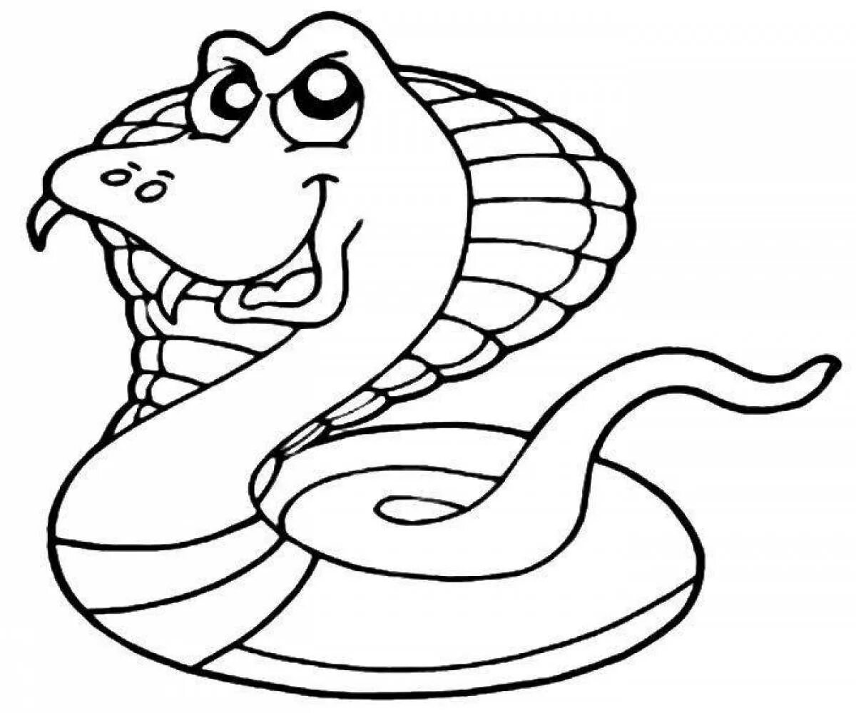 Раскраски змей распечатать. Раскраска змея Королевская Кобра. Змея раскраска для детей. Раскраска змеи для детей. Кобра раскраска.