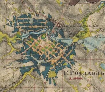 Карта рославля
