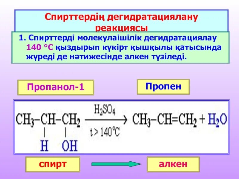 Пропилен продукт реакции. Пропанол в пропен. Пропанол 1 пропен. Получение пропилена из пропанола. Получение пропена 1.