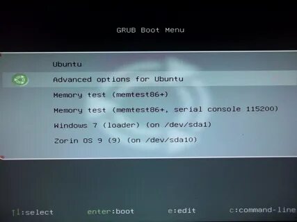 Grub boot