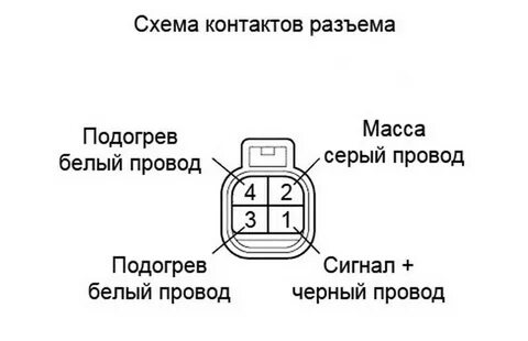 Схема проводов датчика
