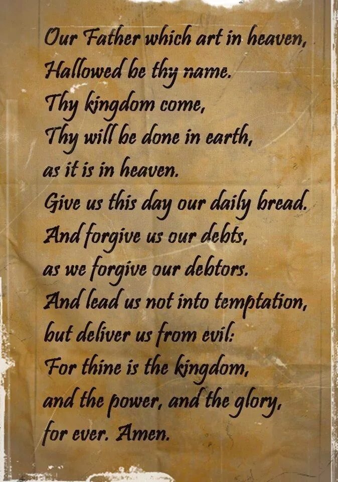 Be thy name