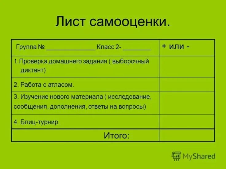 Самооценивание