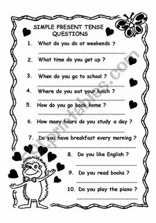 Present simple question form