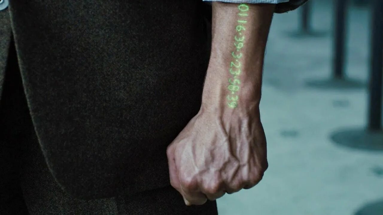 Hand in time. Hand in time