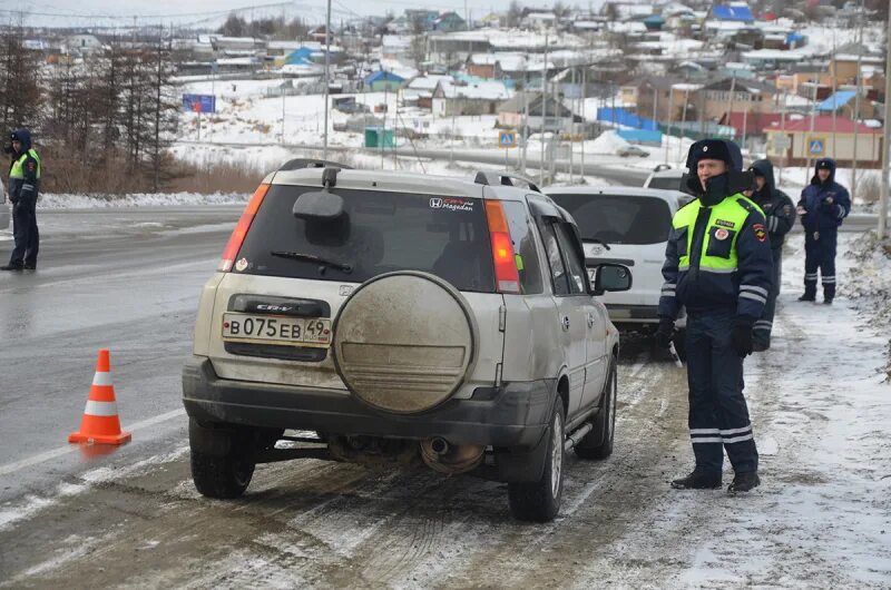 В Магадане состоялось масштабное профилактическое мероприятие "Водительское удос