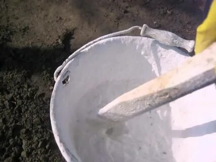 Как развести известь для погреба