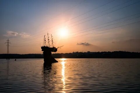 Летучий корабль воронеж над водохранилищем