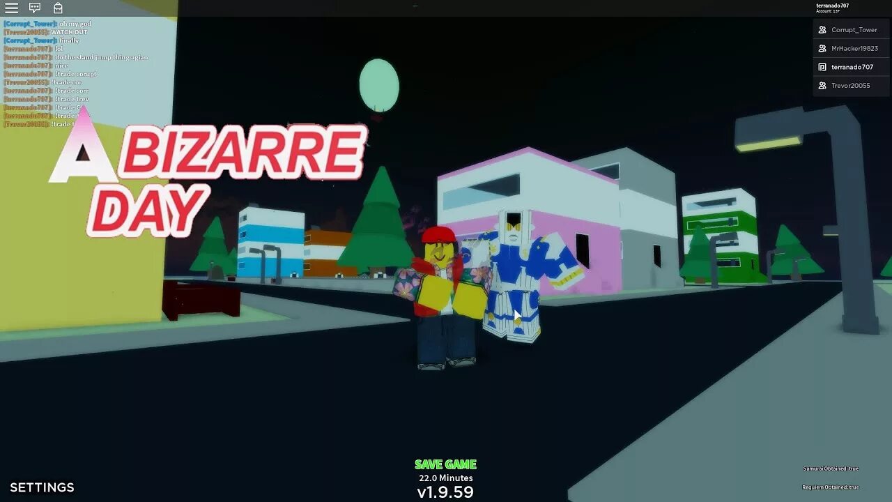 A bizarre day