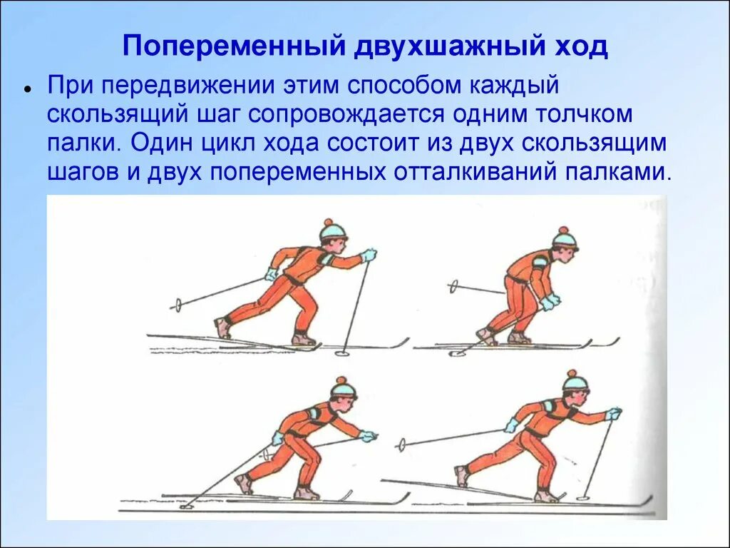 Шаг лыжника. Лыжные ходы попеременный двухшажный ход. Переменно двухжажнфй ход лыжный. Перемены двушажный ход на лыжах. По переменной двухшажный ход на лыжах.