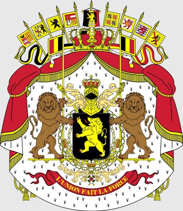 Wall Mural national emblem of Belgium