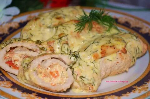 Рулет с начинкой в духовке рецепт