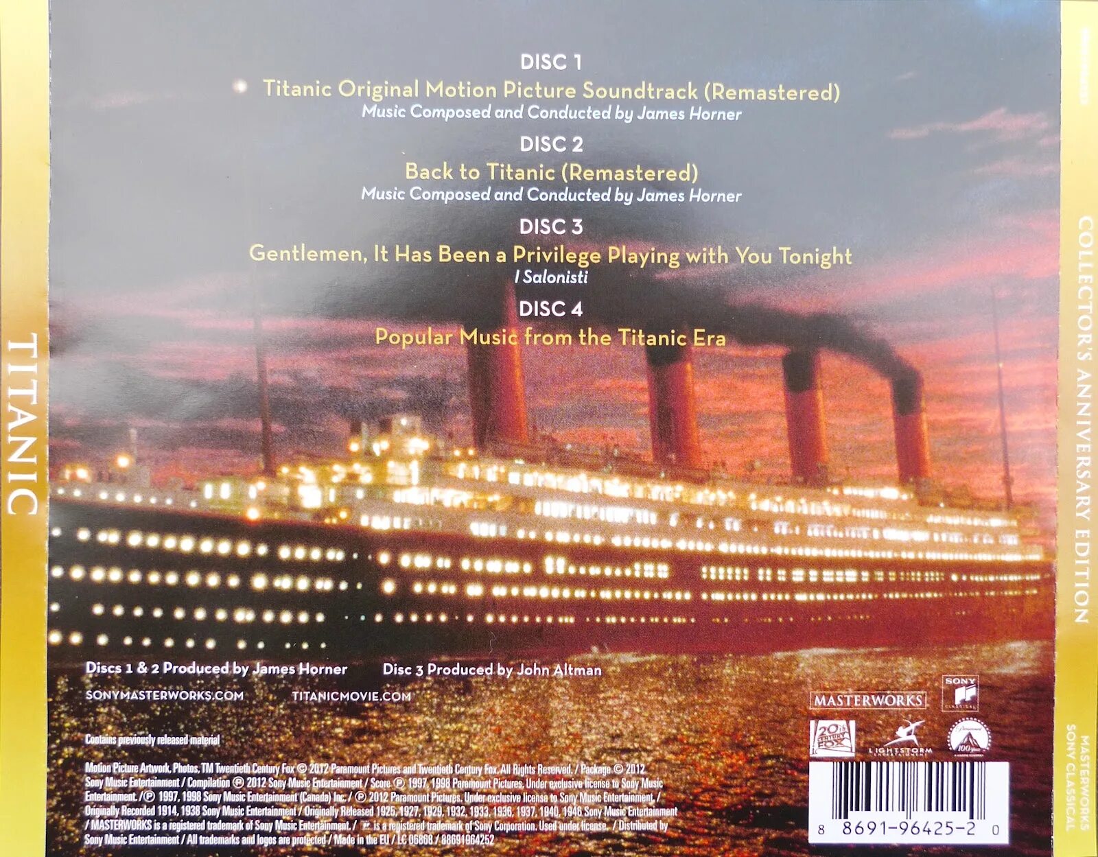 Слова музыки титаник. Титаник (2012, реж. А.Попова). OST Титаник. Титаник оригинал. Titanic Original Motion picture Soundtrack.
