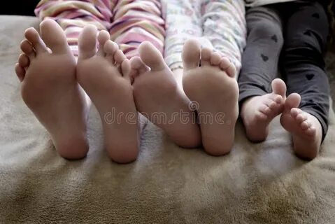 Foot child girl