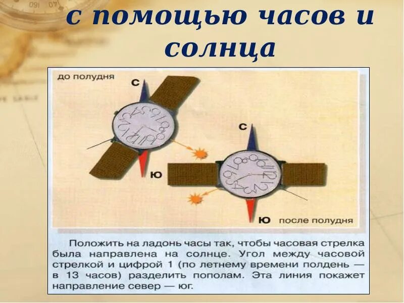 Способы определения направления движения