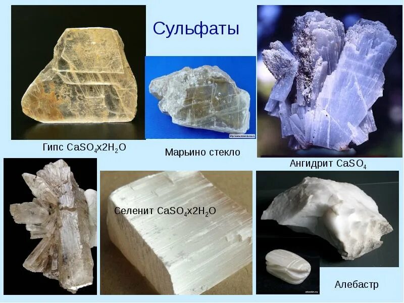 Гипс какая соль. Сульфатные минералы. минералы класса сульфатов. гипс caso4 2h2o. группа сульфатов минералы.
