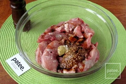 Мясо маринованные в горчице