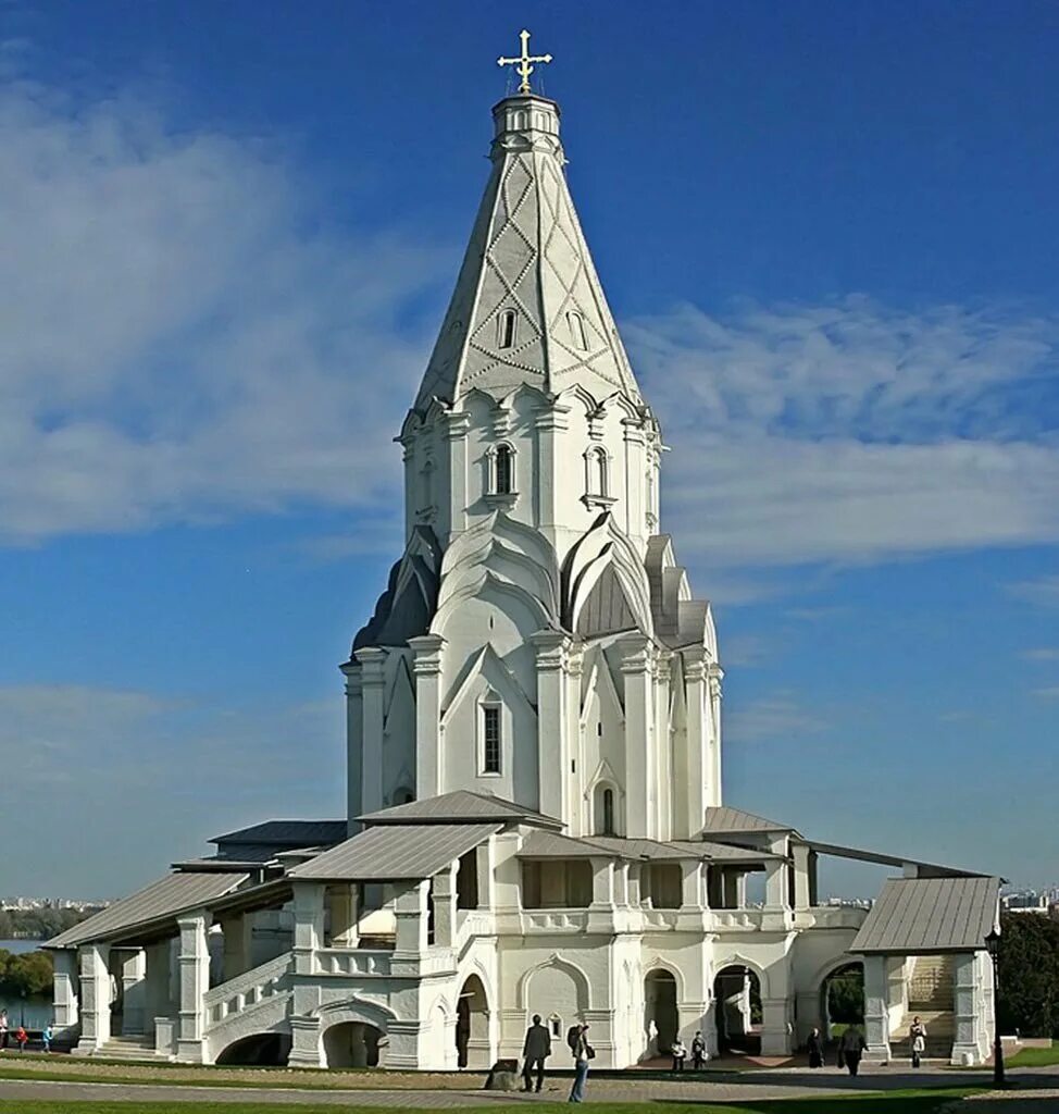 Памятная архитектура. Церковь Вознесения Господня в Коломенском. Церковь Вознесения Господня в Коломенск. Церковь Вознесения в селе Коломенское. Церковь Вознесения в Коломенском 1532 г.