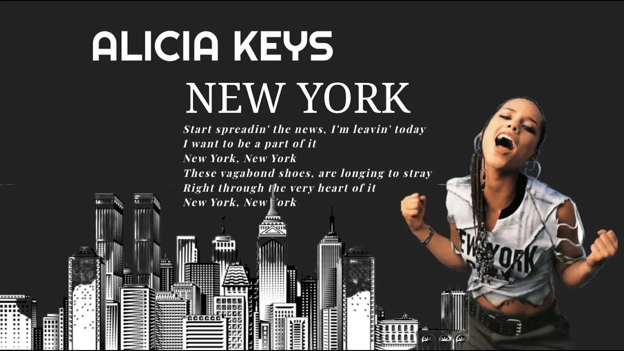 Ny песни. Alicia Keys New York. Jay z Alicia Keys. Alicia Keys — Empire State of Mind Cover. Jay-z - Empire State of Mind ft. Alicia Keys.