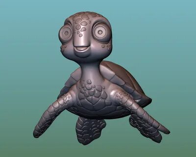 turtle. sea turtle cartoon, 3d printing design, 3d printing object, 3d prin...