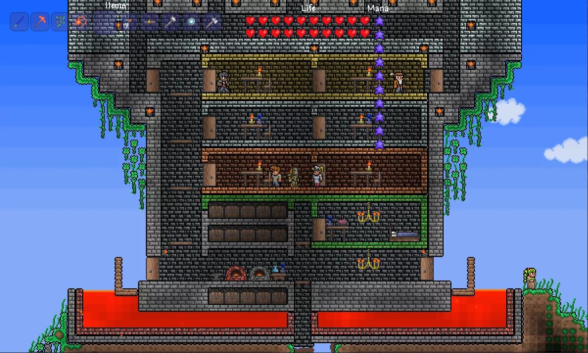 Celestial Shield террария. Terraria Screen Trailer. Terraria screenshots Tree. Is Terraria hard.