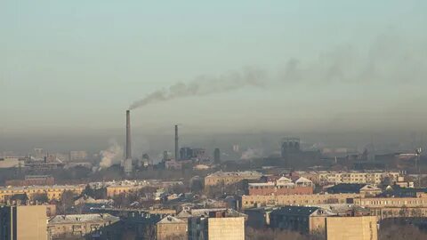 Смог утром