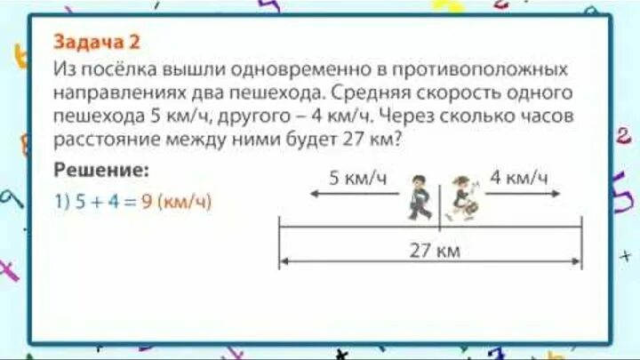 Из гнезда одновременно в противоположных направлениях. Задачи на движение в противоположных направлениях 4 класс. Решение задач на движение в противоположных направлениях. Задачи по математике на движение в противоположных направлениях. Математика 4 класс задачи на движение в противоположных направлениях.