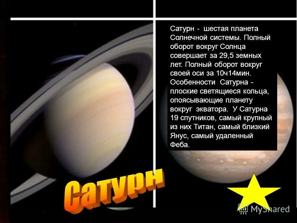 6 планета солнечной системы