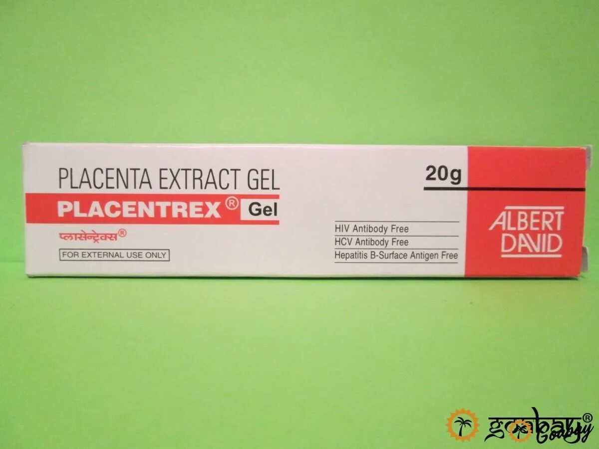 Плацентарный гель индия. Гель с плацентой placentrex 20. Placentrex cream. Placenta extract gel индия. Гель с плацентой placentrex 20.