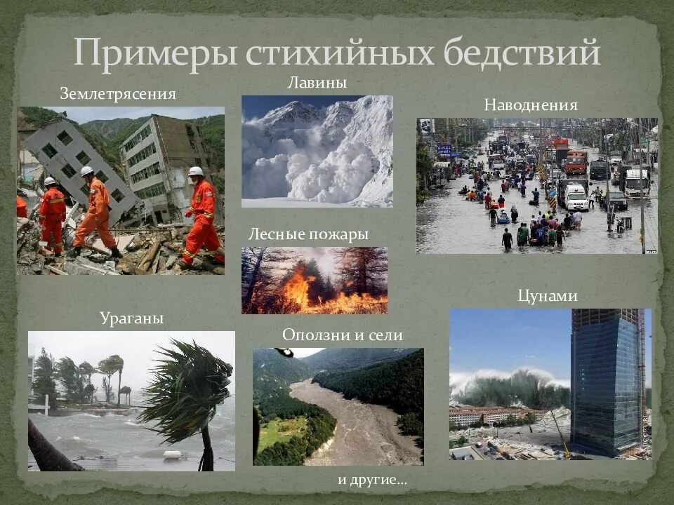 Название чс природного характера