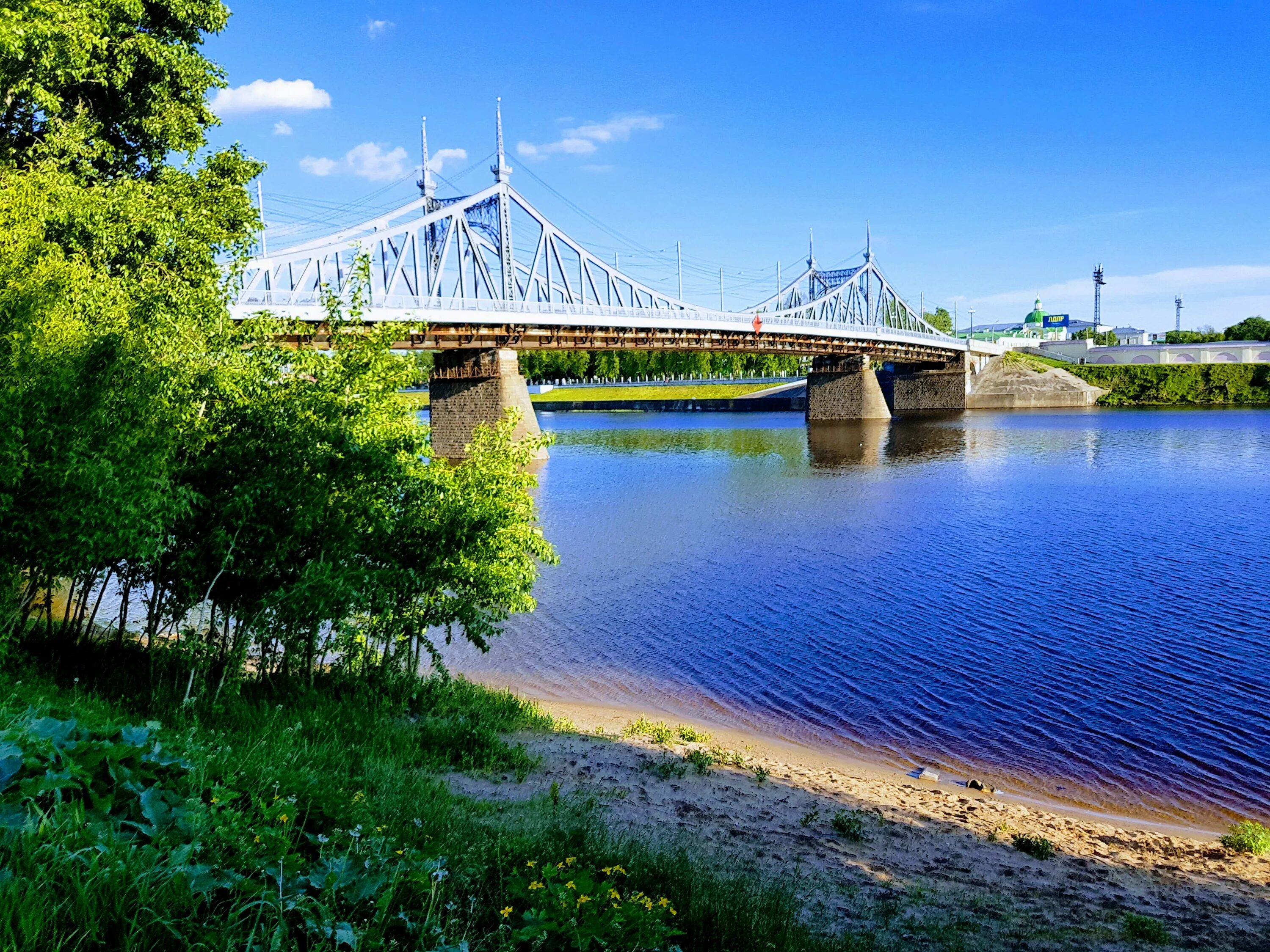 Старый мост тверь. Стаповолжский МОСТТВЕРЬ. Староволжский мост. Тверской Староволжский мост. Тверь Староволжский мост лето.