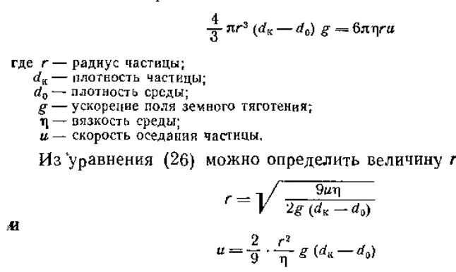 Как определить радиус частицы