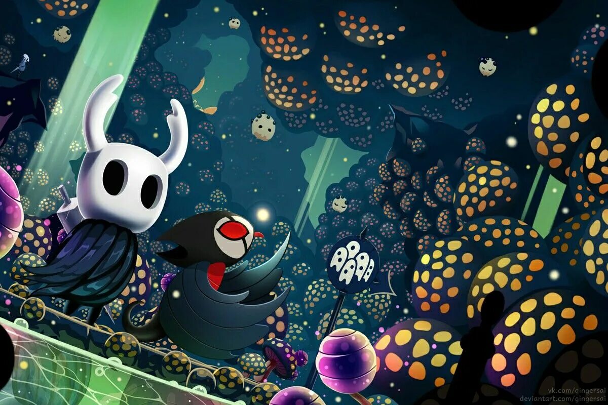 Грибные пустоши Hollow Knight. Холлоу кнайт грибные пустоши. Hollow Knight грибы арт. Грибные пустоши арт Холлоу кнайт.