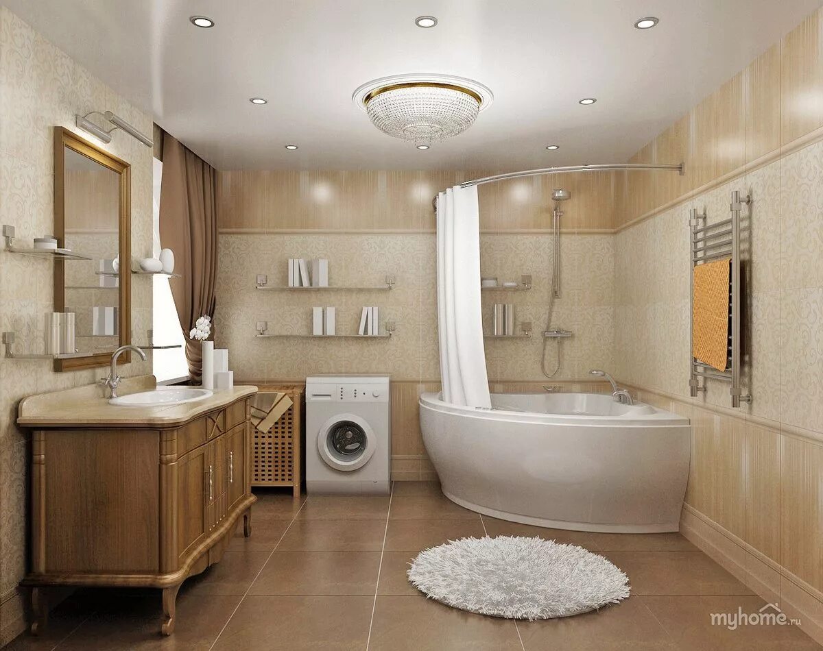 Ванная комната. Ванная интерьер. Красивая ванная комната. Красивые угловые Ванные комнаты. Ванна в частном доме планировка