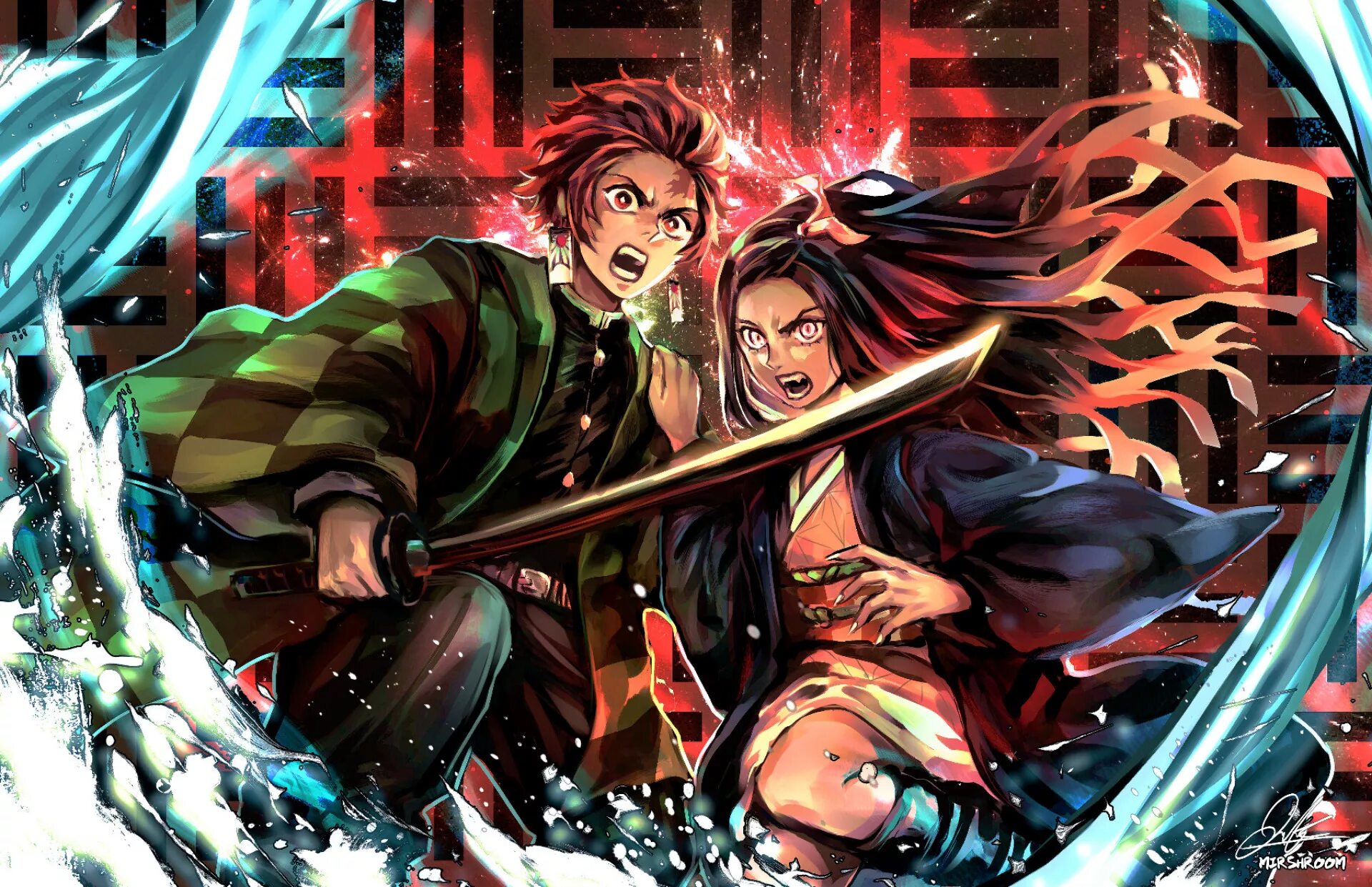 Демон Slayer Kimetsu. Demon Slayer Kimetsu no Yaiba. Танджиро Камадо демон.