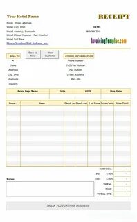 Hotel bill
