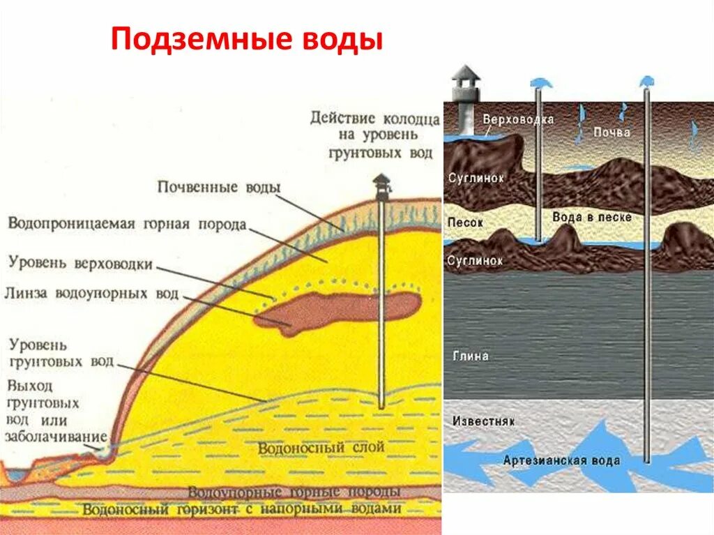 Подземные воды как попасть. Грунтовые воды почвенные воды география. Грунтовые подземные воды. Подземные воды схема. Почвенные воды и верховодка.